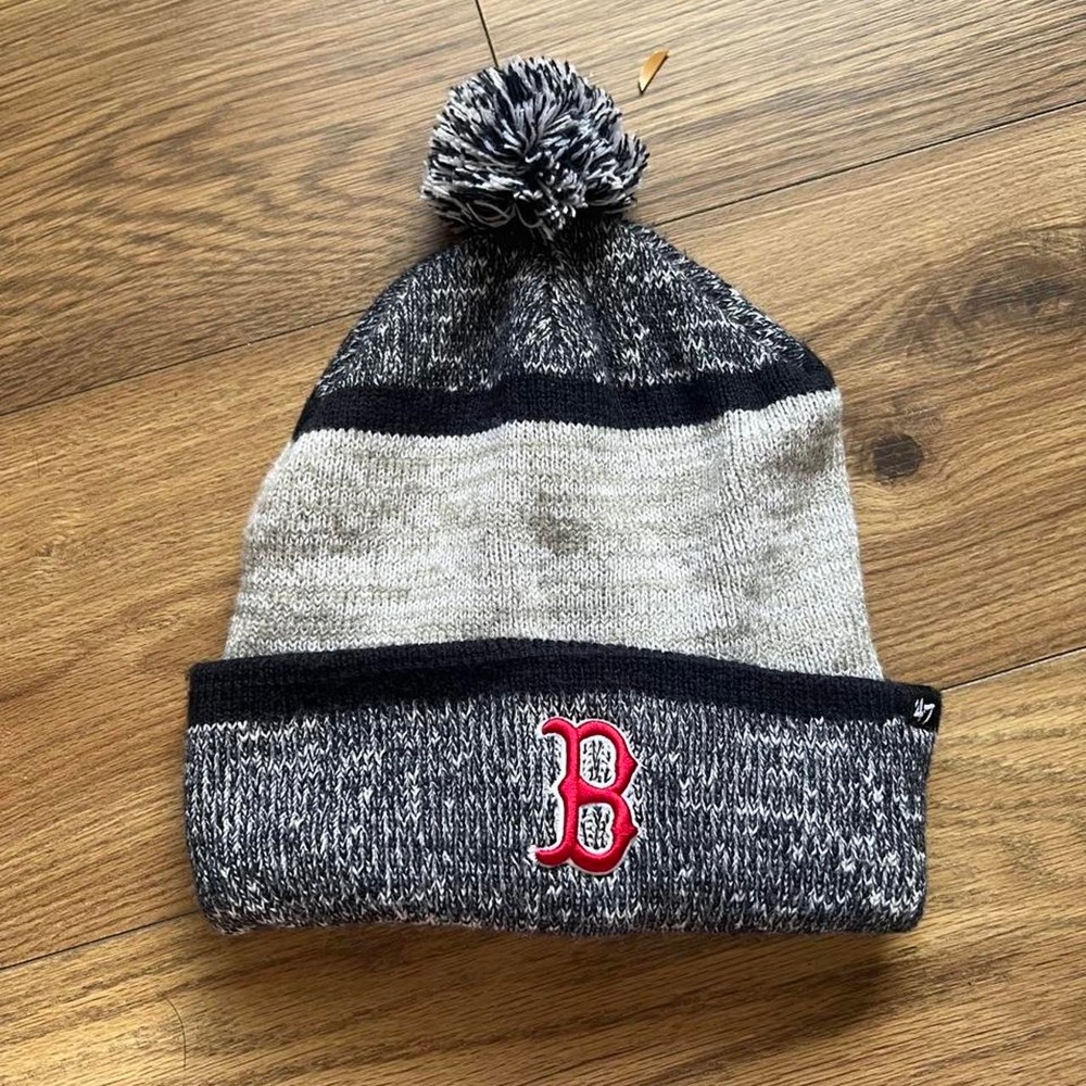 Boston Red Sox '47 Brand Pom Beanie Hat 🧢